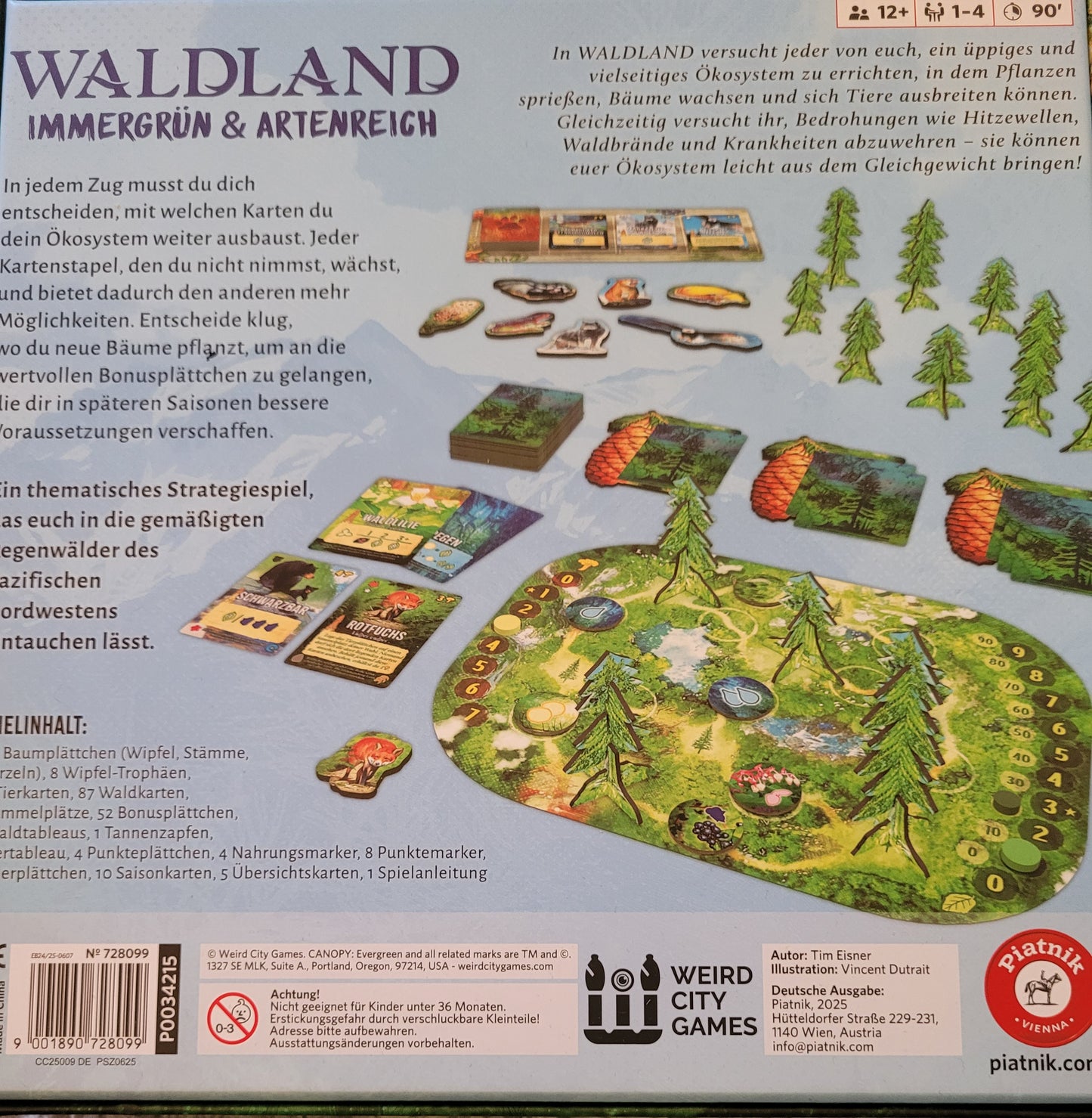 Waldland - Immergrün und Artenreich