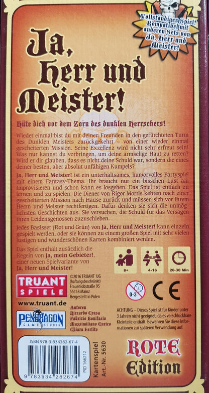 Ja, Herr und Meister