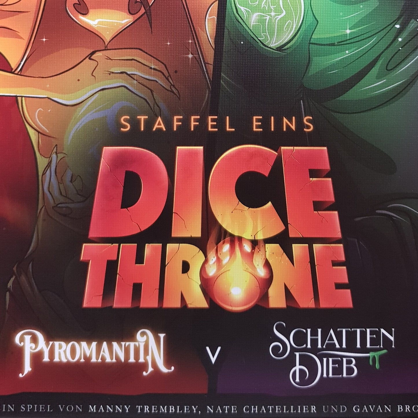 Dice Throne S1-K3 - Pyromantin vs. Schattendieb