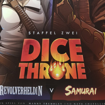 Dice Throne S2-K1 -  Revolverheldin vs. Samurai