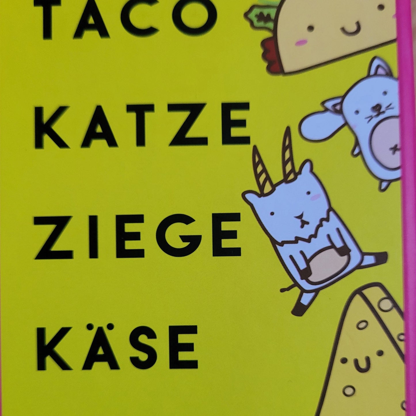 Taco Katze Ziege Käse Pizza