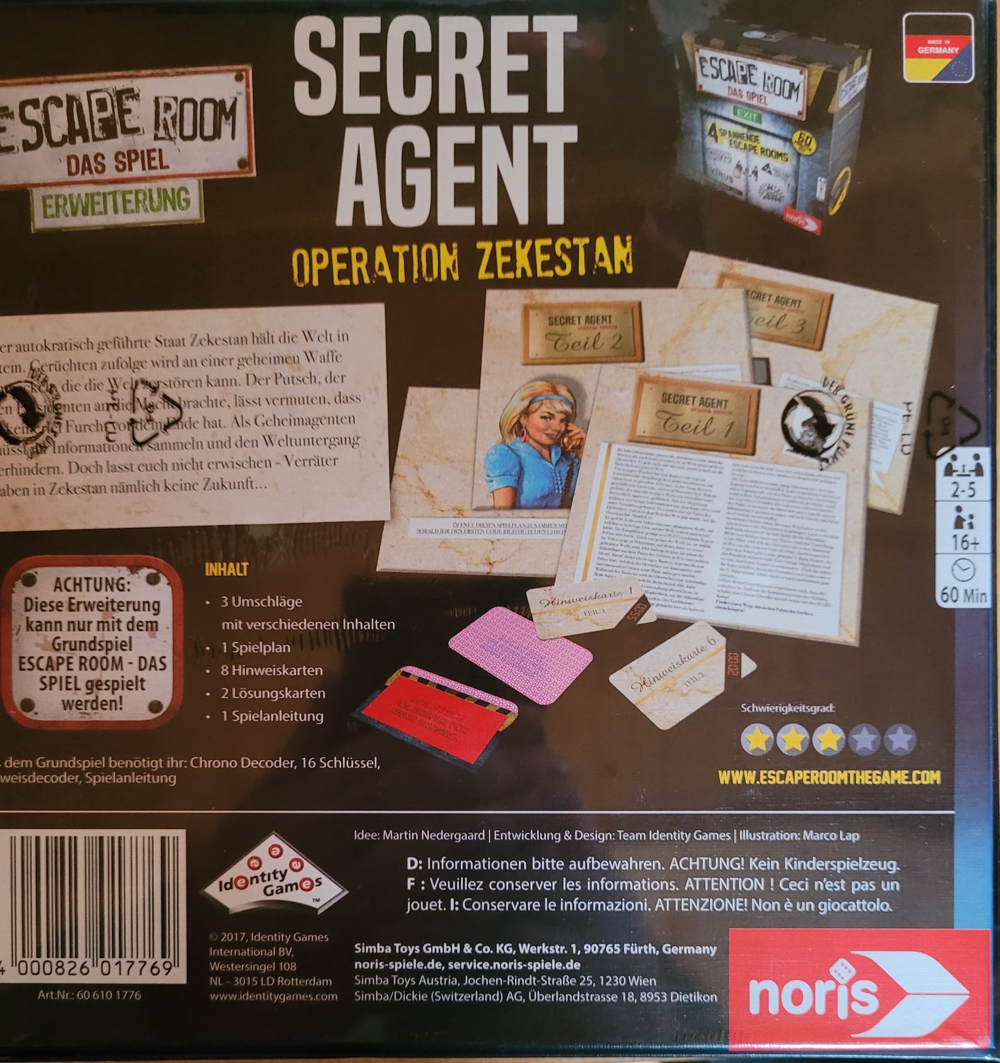 Escape Room - Secret Agent Erweiterung