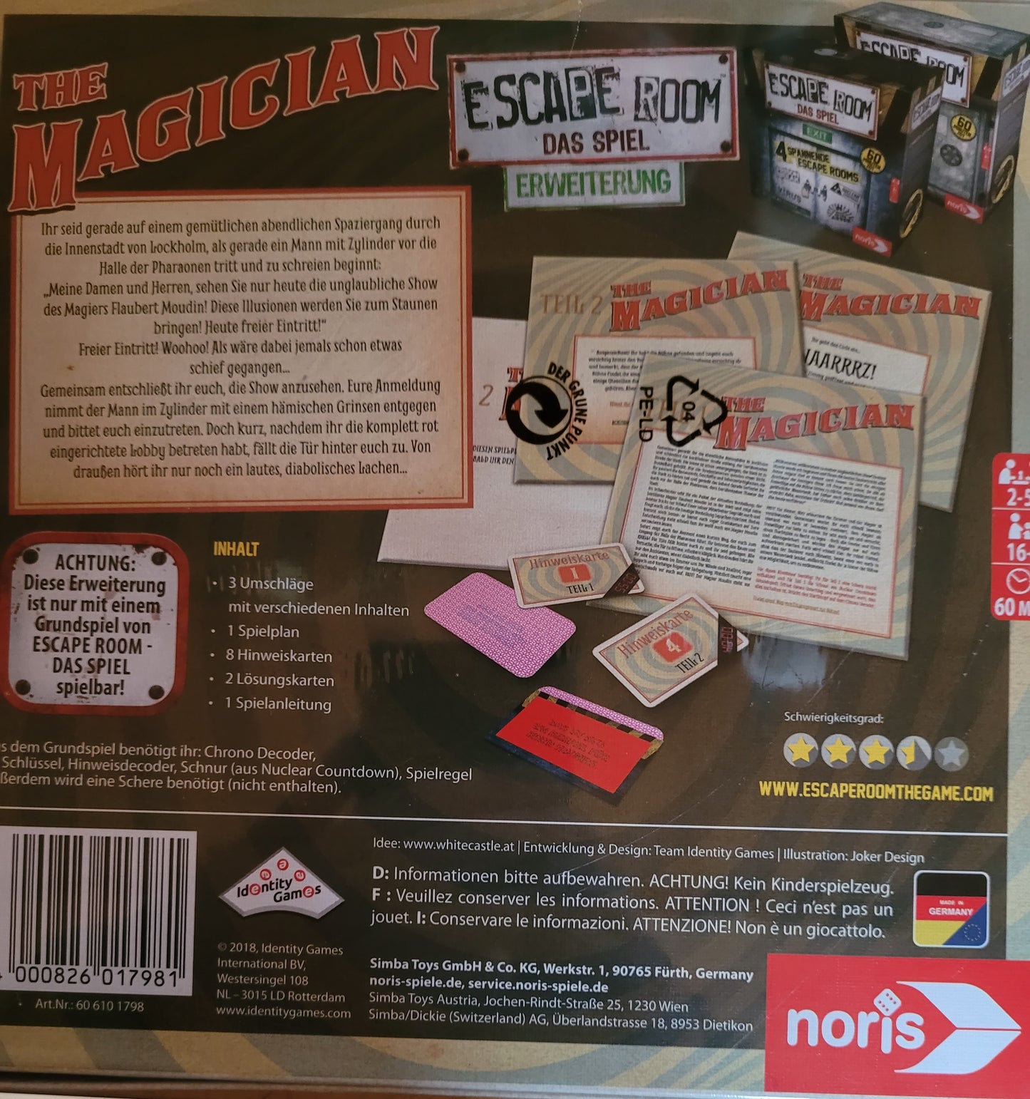 Escape Room - The Magician Erweiterung