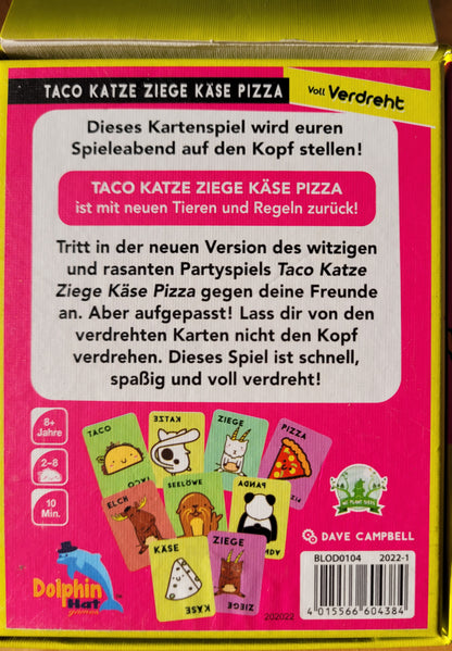 Taco Katze Ziege Käse Pizza - voll verdreht