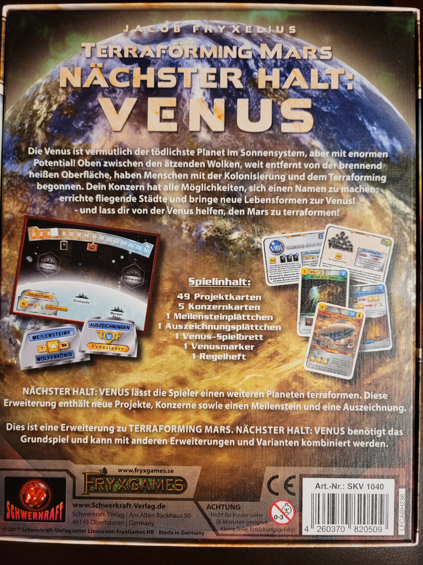 Terraforming Mars - Nächster Halt: Venus