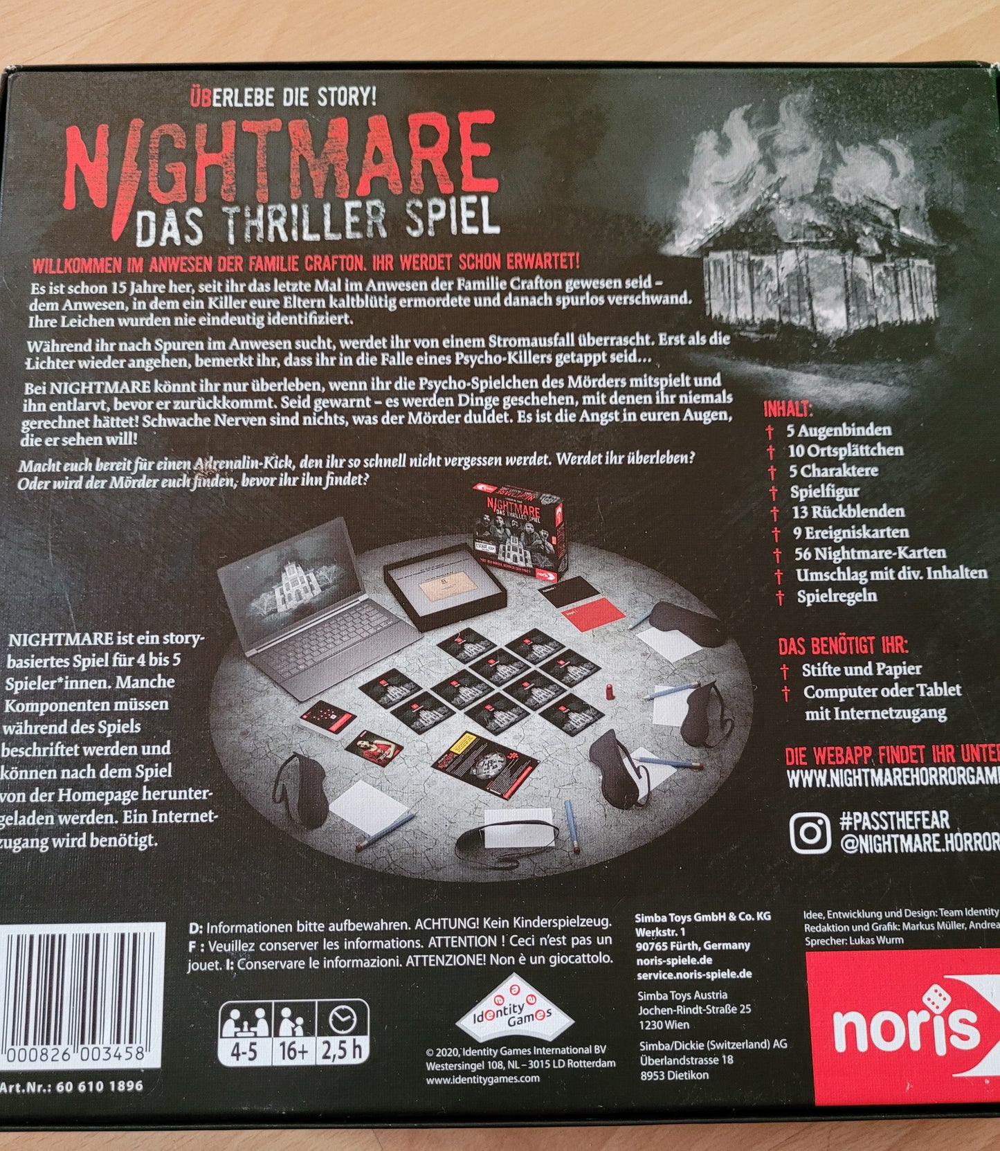 Nightmare - Das Thriller Spiel