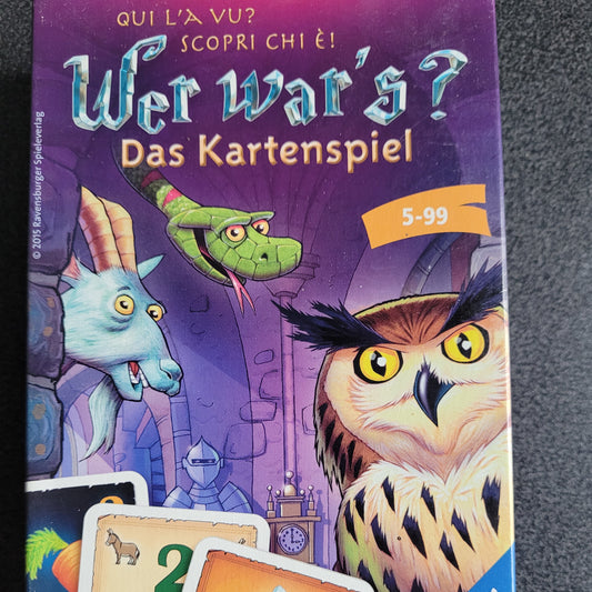 Wer war's? - Das Kartenspiel