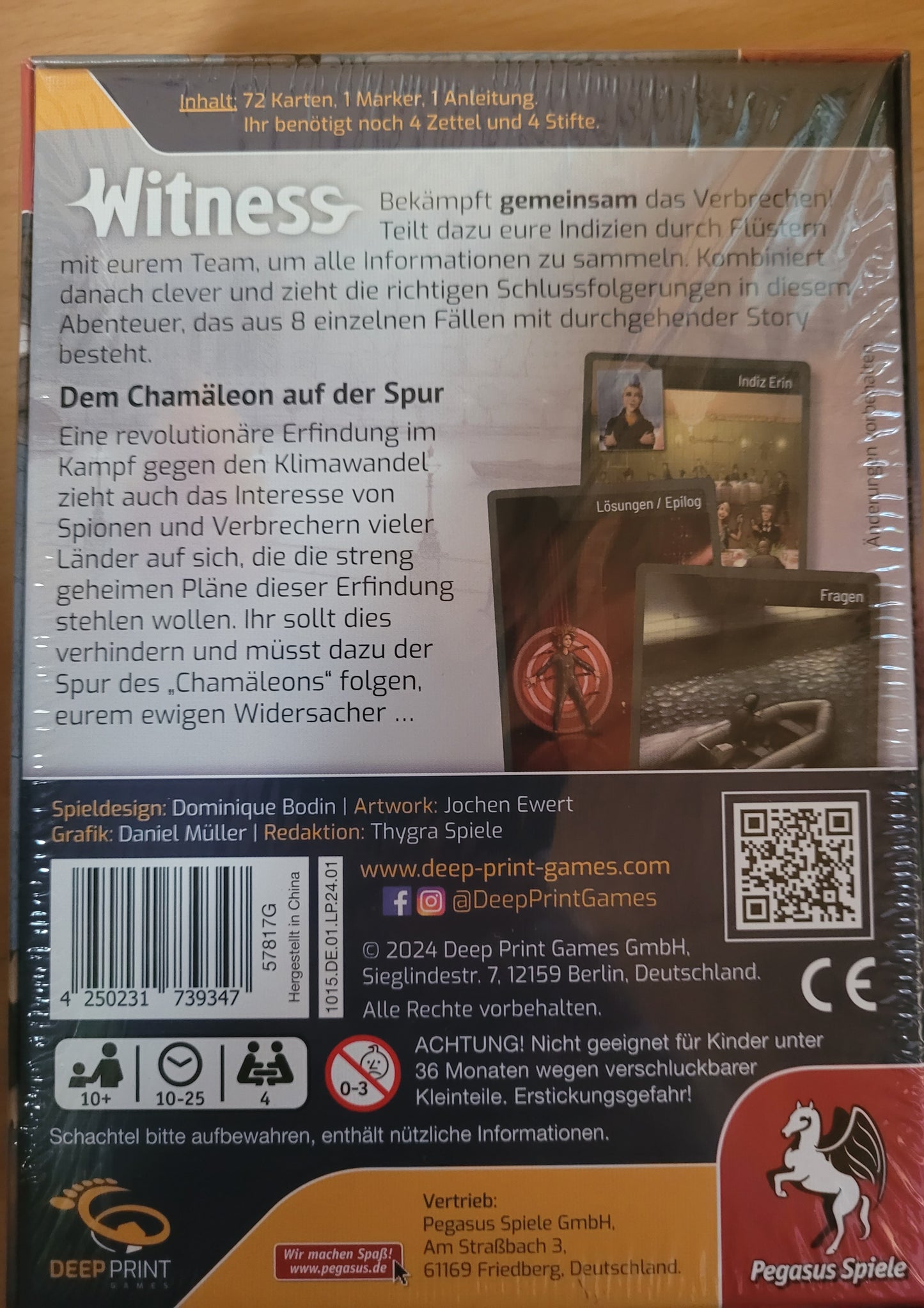 Witness - dem Chamäleon auf der Spur