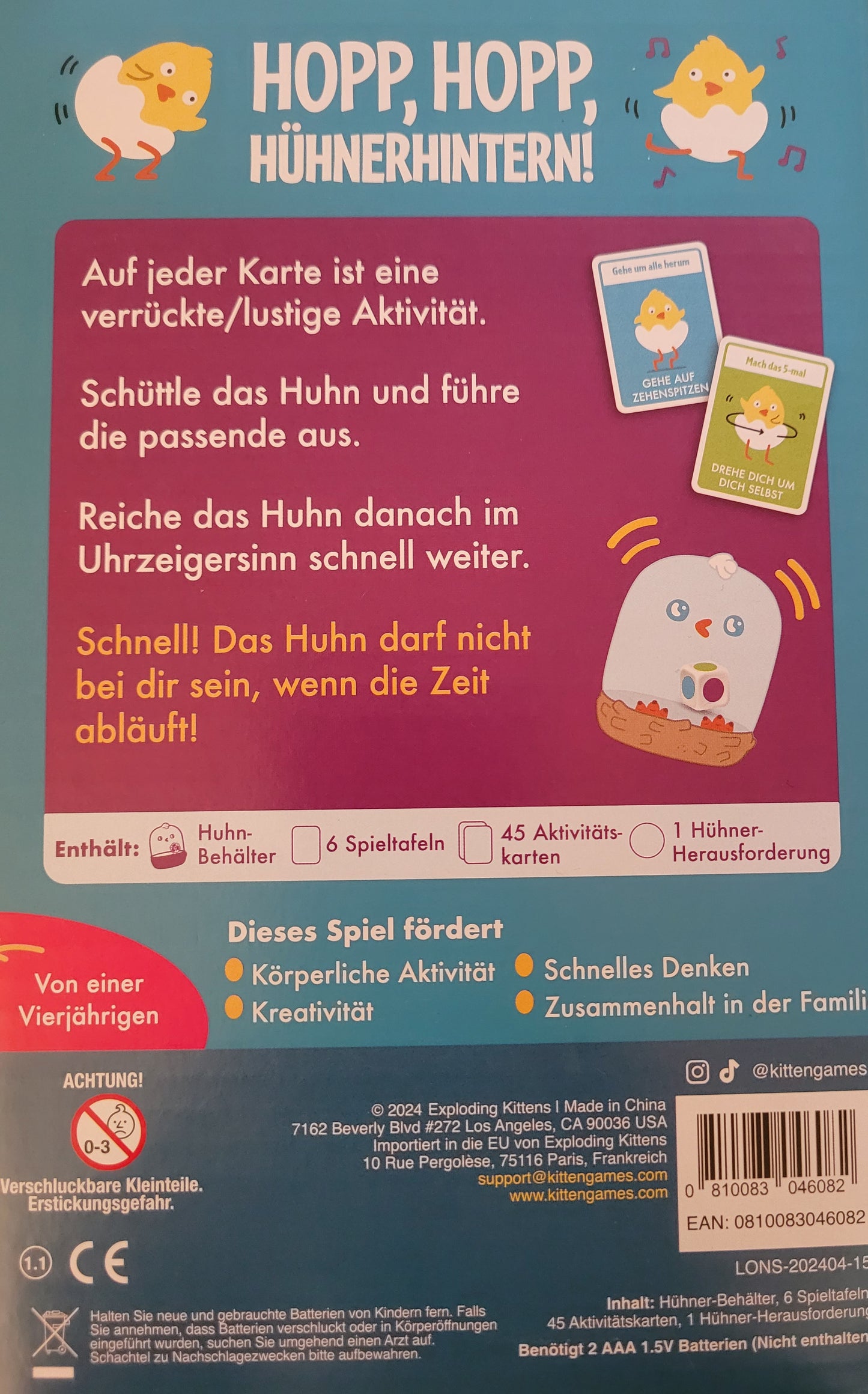 Hopp, Hopp, Hühnerhintern