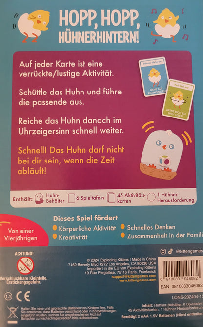 Hopp, Hopp, Hühnerhintern