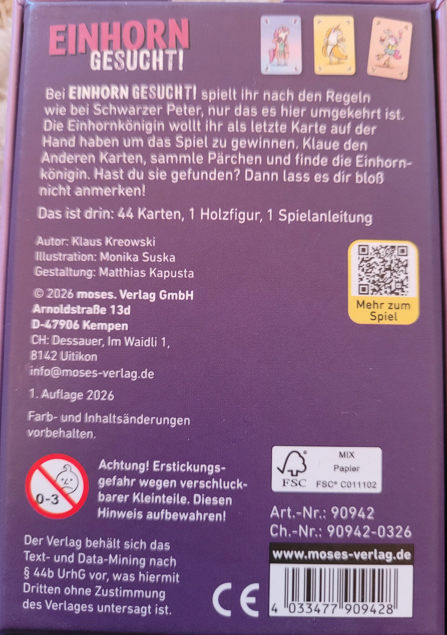 Einhorn gesucht